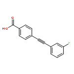 Benzoic acid, 4-[(3-fluorophenyl)ethynyl]-