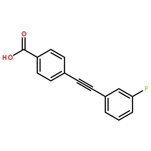 Benzoic acid, 4-[(3-fluorophenyl)ethynyl]-