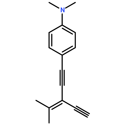 Benzenamine, 4-(3-ethynyl-4-methyl-3-penten-1-ynyl)-N,N-dimethyl-