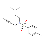 Benzenesulfonamide, N-2-butynyl-4-methyl-N-(3-methyl-2-butenyl)-