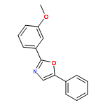 2-(3-METHOXYPHENYL)-5-PHENYL-1,3-OXAZOLE 