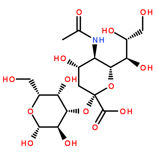 O-(5-acetamido-3,5-dideoxy-D-glycero-α-D-galacto-2-nonulopyranosylonic acid)-(2-3)-D-galactopyranose