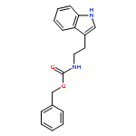 CARBAMIC ACID, [2-(1H-INDOL-3-YL)ETHYL]-, PHENYLMETHYL ESTER