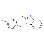 1H-Benzimidazole, 2-chloro-1-[(4-methylphenyl)methyl]-