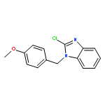 1H-Benzimidazole, 2-chloro-1-[(4-methoxyphenyl)methyl]-