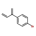 Benzene, 1-bromo-4-(1-methylene-2-propenyl)-