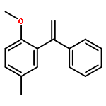 Benzene, 1-methoxy-4-methyl-2-(1-phenylethenyl)-