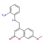 2H-1-Benzopyran-2-one, 4-[[(2-aminophenyl)amino]methyl]-7-methoxy-