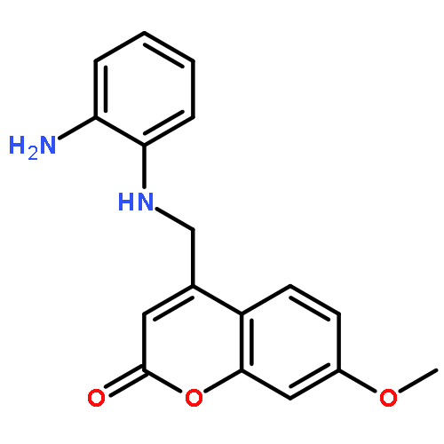 2H-1-Benzopyran-2-one, 4-[[(2-aminophenyl)amino]methyl]-7-methoxy-