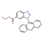 1H-Benzotriazole-6-carboxylic acid, 1-(9-acridinyl)-, ethyl ester