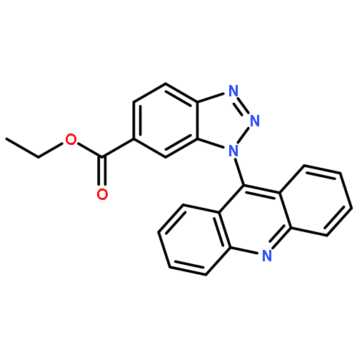 1H-Benzotriazole-6-carboxylic acid, 1-(9-acridinyl)-, ethyl ester