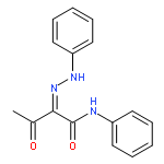 Butanamide, 3-oxo-N-phenyl-2-(phenylhydrazono)-