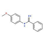 Benzenamine, 4-methoxy-N-(phenylcarbonimidoyl)-