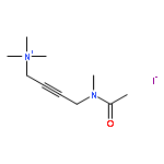 4-[ACETYL(METHYL)AMINO]BUT-2-YNYL-TRIMETHYLAZANIUM;IODIDE 