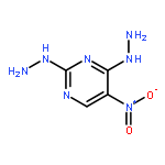 2,4-bis(hydrazino)-5-nitropyrimidine