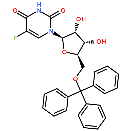 Uridine, 5-fluoro-5'-O-(triphenylmethyl)-