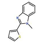 1H-Benzimidazole, 1-methyl-2-(2-thienyl)-