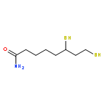 6,8-BIS(SULFANYL)OCTANAMIDE 