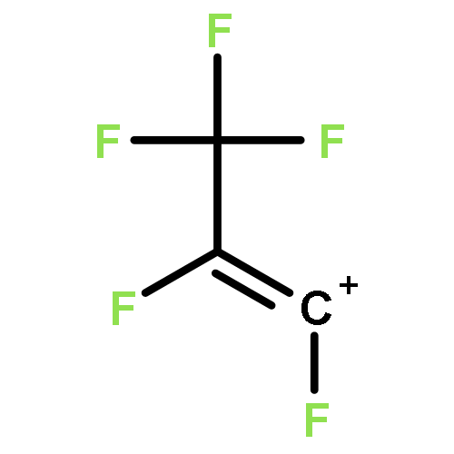 Propenylium, pentafluoro-