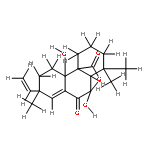 6alpha,6beta,9alpha-trihydroxy-7-oxopimara-8(14),15-dien-20-oic acid 6beta,20-lactone