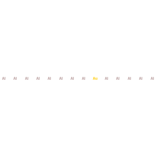 Aluminum, compd. with gold (13:1)