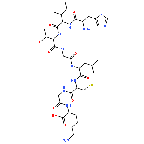 L-Lysine, L-histidyl-L-isoleucyl-L-threonylglycyl-L-leucyl-L-cysteinylglycyl-