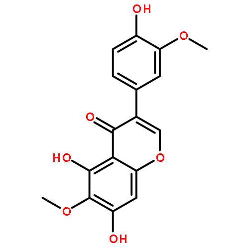 5,7-DIHYDROXY-3-(4-HYDROXY-3-METHOXYPHENYL)-6-METHOXYCHROMEN-4-ONE 