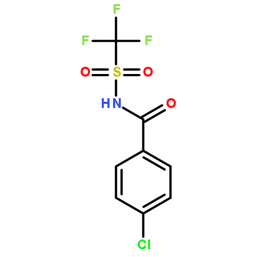 Benzamide, 4-chloro-N-[(trifluoromethyl)sulfonyl]-