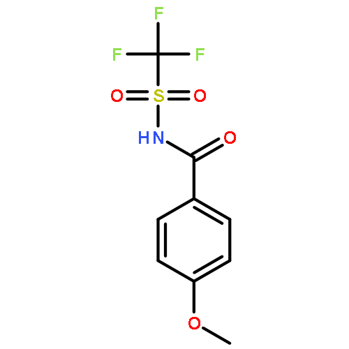 Benzamide, 4-methoxy-N-[(trifluoromethyl)sulfonyl]-