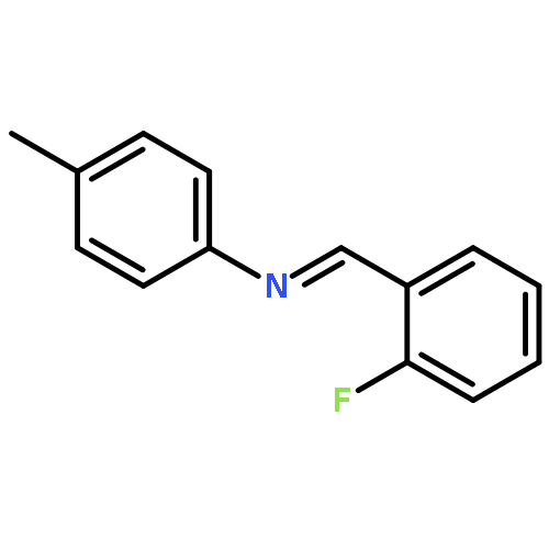 Benzenamine, N-[(2-fluorophenyl)methylene]-4-methyl-