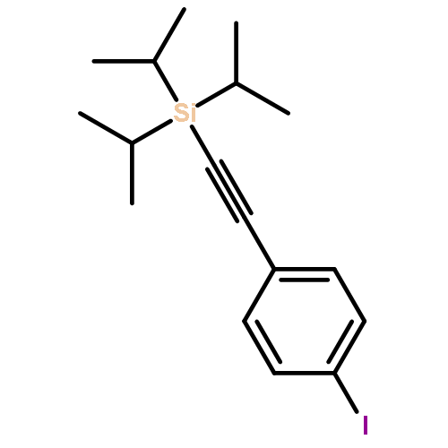 Silane, [(4-iodophenyl)ethynyl]tris(1-methylethyl)-