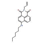 1H-BENZ[DE]ISOQUINOLINE-1,3(2H)-DIONE, 6-(HEXYLAMINO)-2-(2-PROPENYL)-