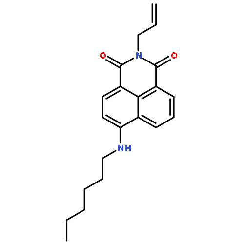 1H-BENZ[DE]ISOQUINOLINE-1,3(2H)-DIONE, 6-(HEXYLAMINO)-2-(2-PROPENYL)-