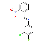 Benzenamine, 3-chloro-4-fluoro-N-[(2-nitrophenyl)methylene]-