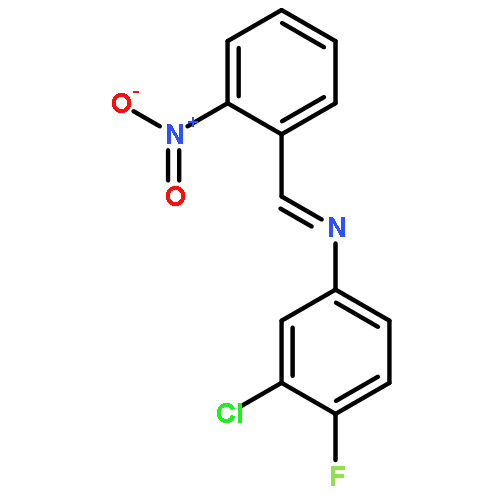 Benzenamine, 3-chloro-4-fluoro-N-[(2-nitrophenyl)methylene]-