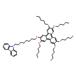 9H-Carbazole,9-[8-[[3,6,7,10,11-pentakis(pentyloxy)-2-triphenylenyl]oxy]octyl]-