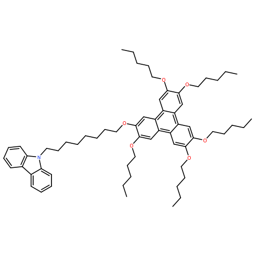 9H-Carbazole,9-[8-[[3,6,7,10,11-pentakis(pentyloxy)-2-triphenylenyl]oxy]octyl]-