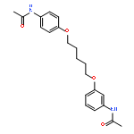 Acetamide, N-[3-[[5-[4-(acetylamino)phenoxy]pentyl]oxy]phenyl]-