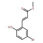 (E)-methyl 5'-bromo-2'-hydroxycinnamate