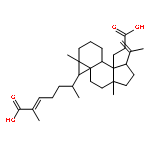 (2Z)-6-[3a-(2-carboxyethyl)-6a,9a-dimethyl-3-(1-methylethenyl)dodecahydro-1H-cyclopenta[a]cyclopropa[e]naphthalen-7-yl]-2-methylhept-2-enoic acid