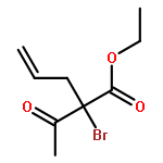 4-Pentenoic acid, 2-acetyl-2-bromo-, ethyl ester