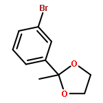 2-(3-BROMOPHENYL)-2-METHYL-1,3-DIOXOLANE 