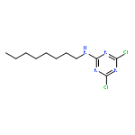 1,3,5-Triazin-2-amine, 4,6-dichloro-N-octyl-