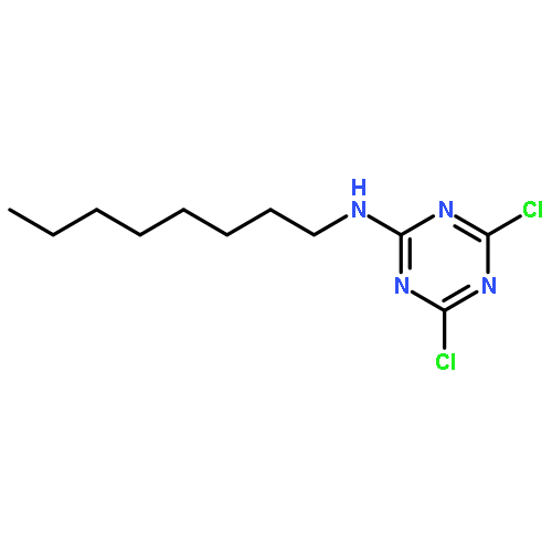 1,3,5-Triazin-2-amine, 4,6-dichloro-N-octyl-