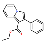 1-Indolizinecarboxylic acid, 2-phenyl-, ethyl ester