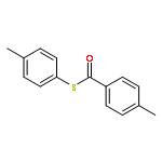 Benzenecarbothioic acid, 4-methyl-, S-(4-methylphenyl) ester