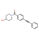 4-Hydroxypiperidin-1-yl-((4-phenylethynyl)phenyl)methanone