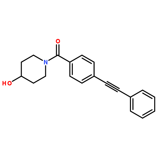 4-Hydroxypiperidin-1-yl-((4-phenylethynyl)phenyl)methanone