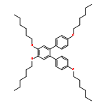 1,1':2',1''-Terphenyl, 4,4',4'',5'-tetrakis(hexyloxy)-