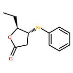 2(3H)-Furanone, 5-ethyldihydro-4-(phenylseleno)-, (4R,5S)-rel-